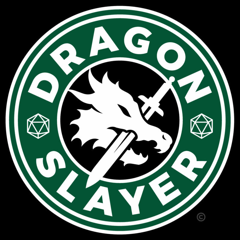 Dungeons & Dragons Starbucks Parody Mashup Sticker - Pro Sport Stickers