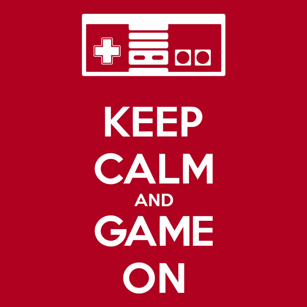 keep calm and game on poster