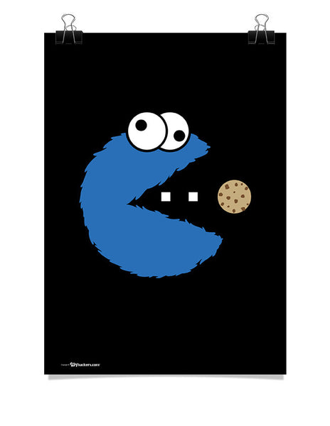 T-Shirt: Om Nom Nom Nom Cookie Monster Version – Sexy Hackers