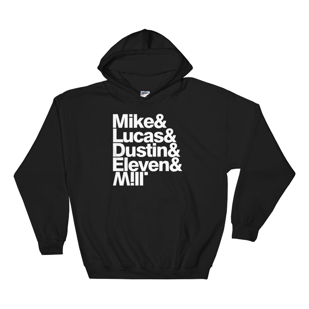 Mike Lucas Dustin Eleven Will Unisex Hoodie by Sexy Hackers Sexy Hackers Clothing Inc