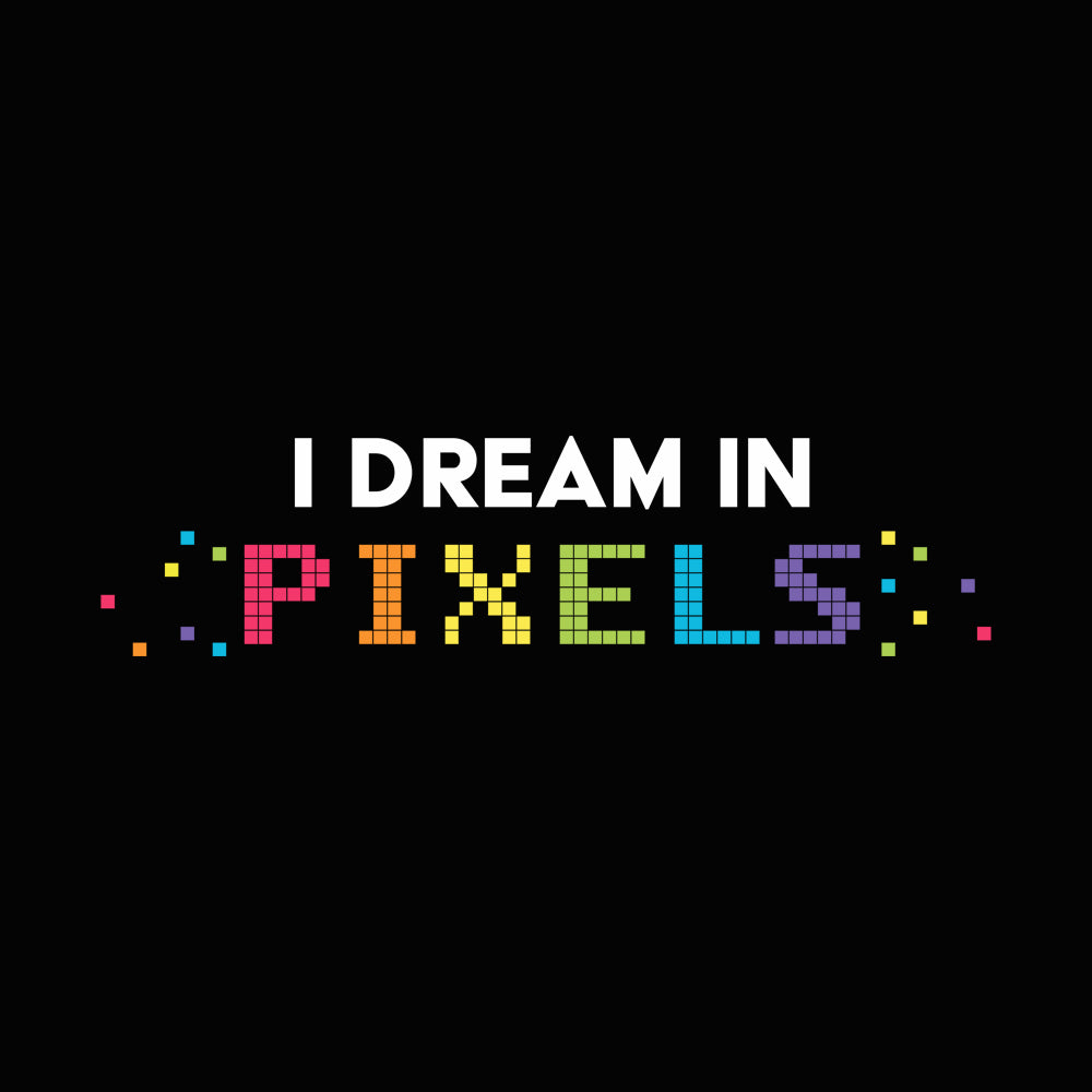 I Dream In Pixels Men's Long Sleeve