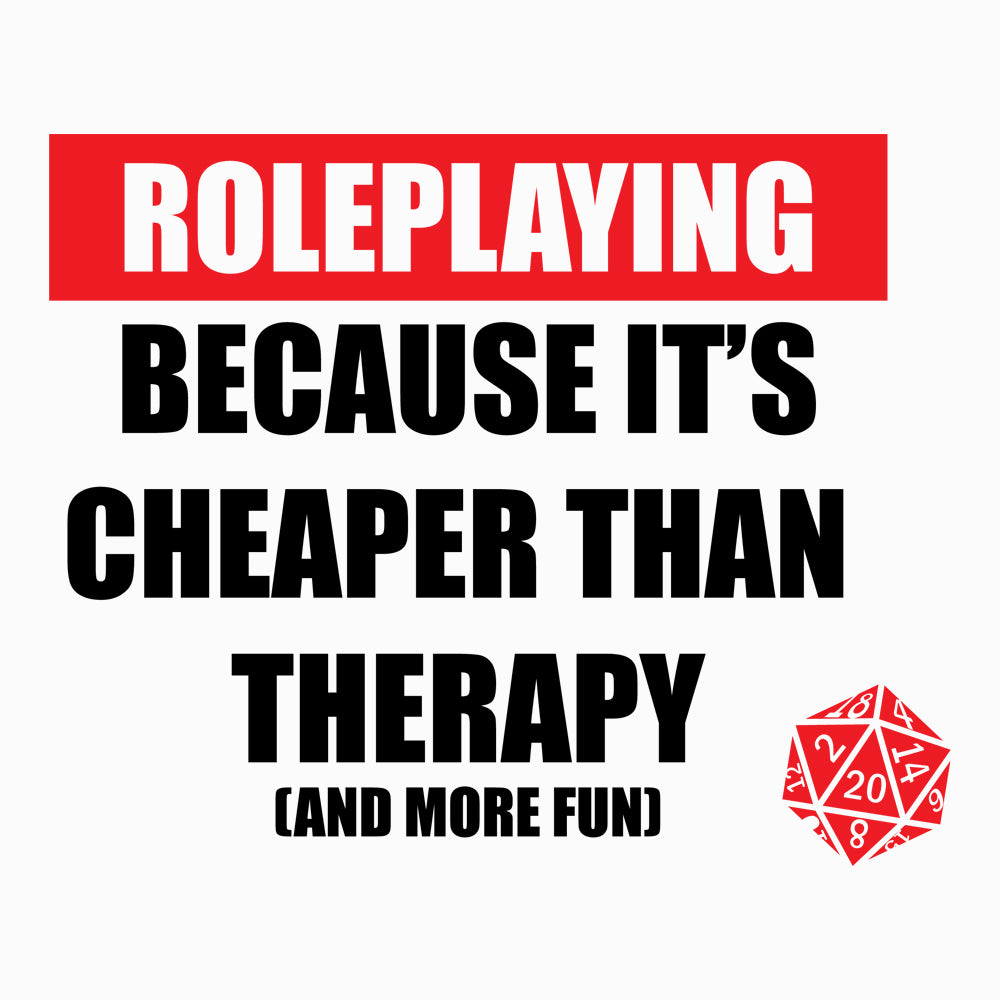 Role Playing vs Therapy Men's Long Sleeve