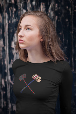 Harley Quinn Mallets Men's Long Sleeve