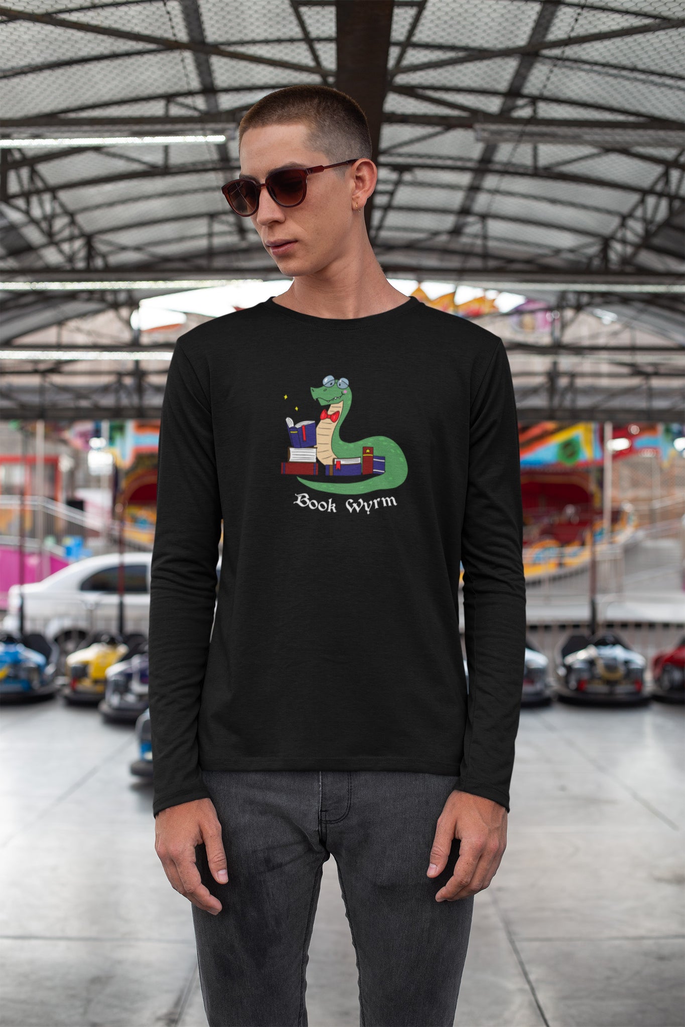 Book Wyrm Men's Long Sleeve